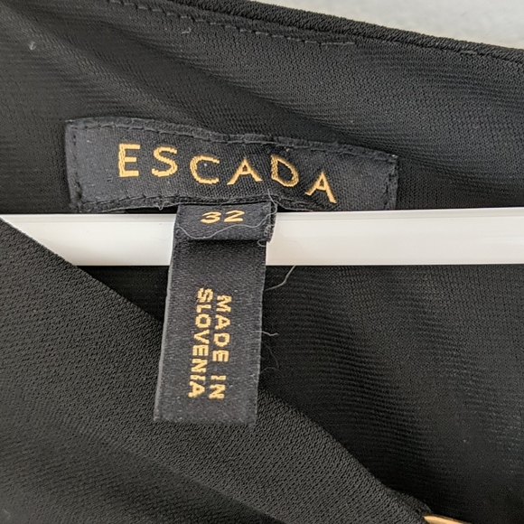 Escada Black Cocktail Dress - Picture 3 of 8